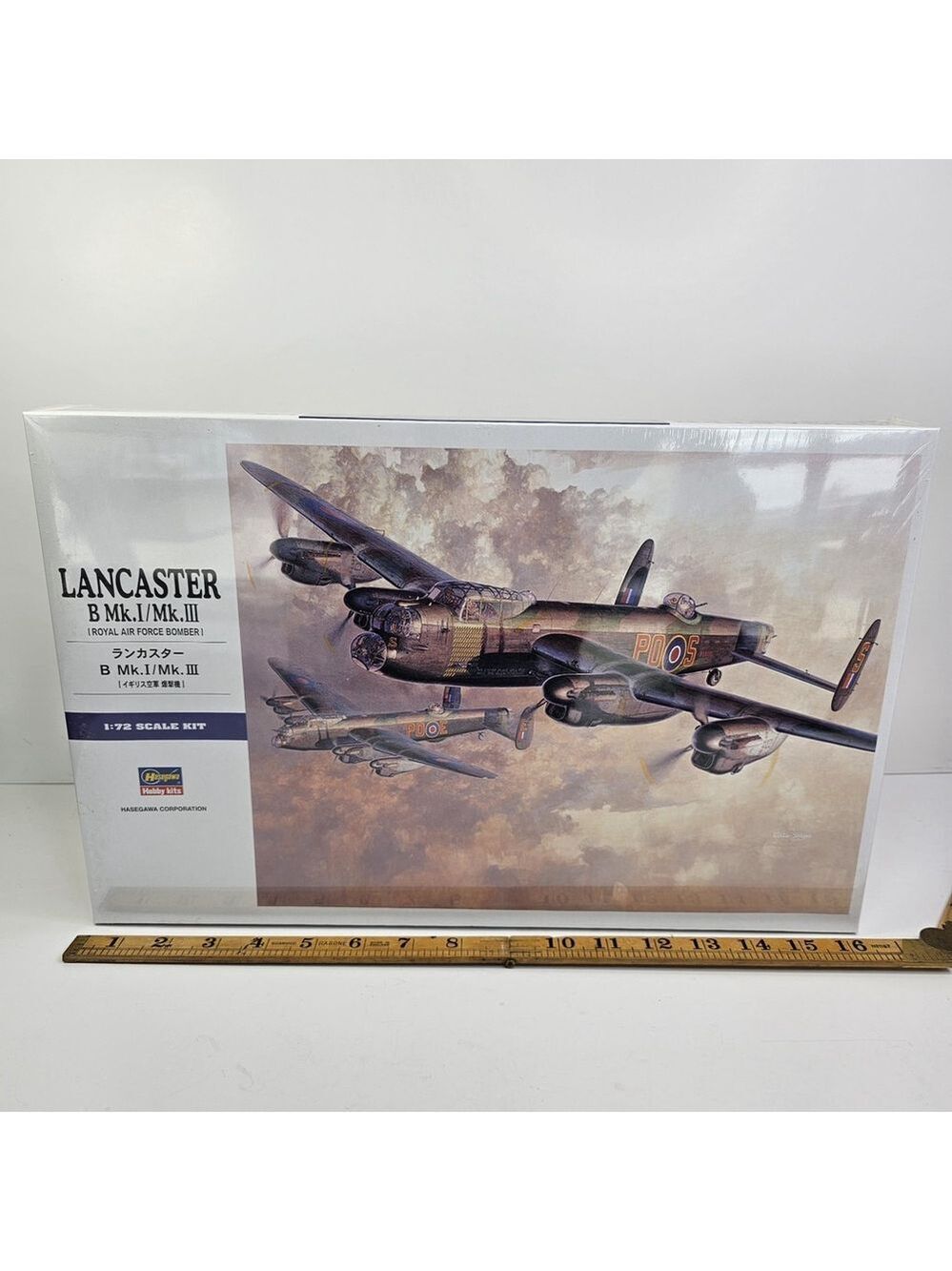 SEALED Hasegawa 1/72 Lancaster B Mk.I/Mk.III WWII British Bomber E23 NEW